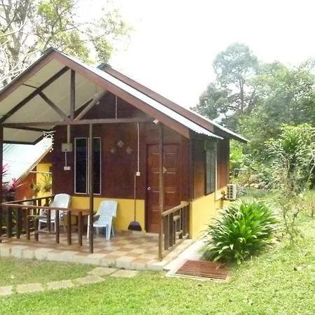 Cheers Garden Chalet Kampong Ayer Batang Bagian luar foto